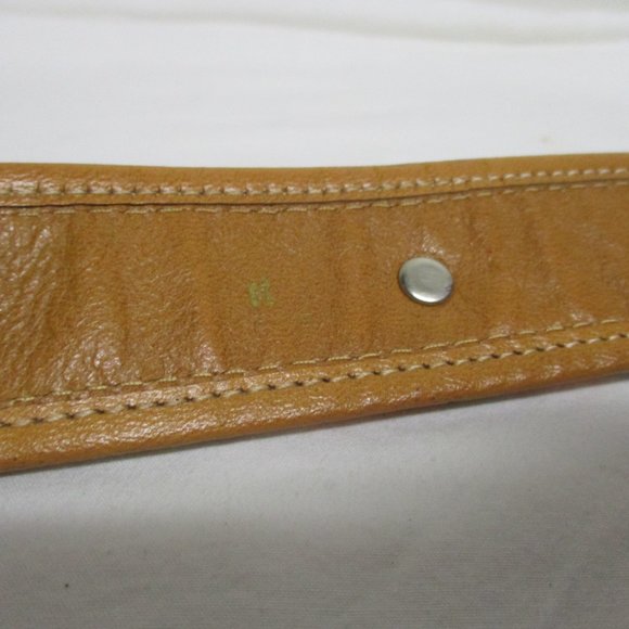 ***SOLD*** Southwestern Colorful Striped Woven Belt sz M Cabochon Conchos - Picture 7 of 7